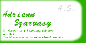 adrienn szarvasy business card